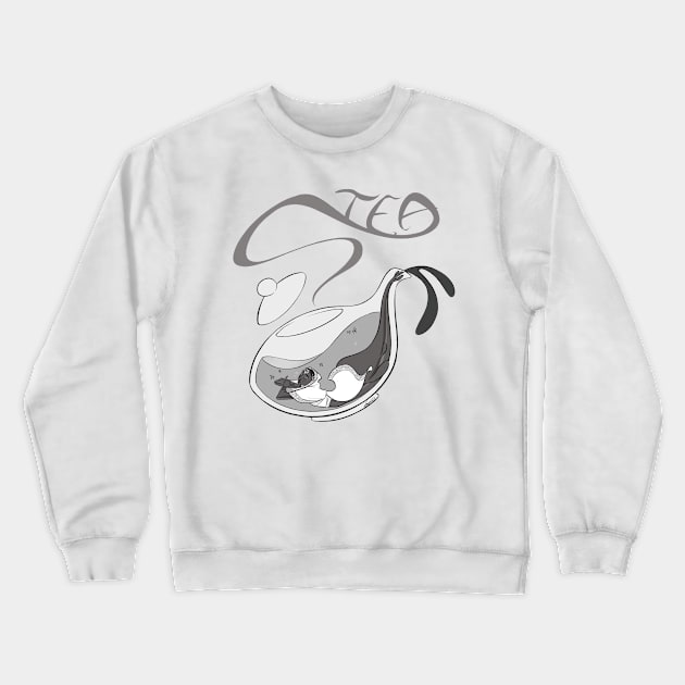 Teamaid Crewneck Sweatshirt by LucyDoesArt